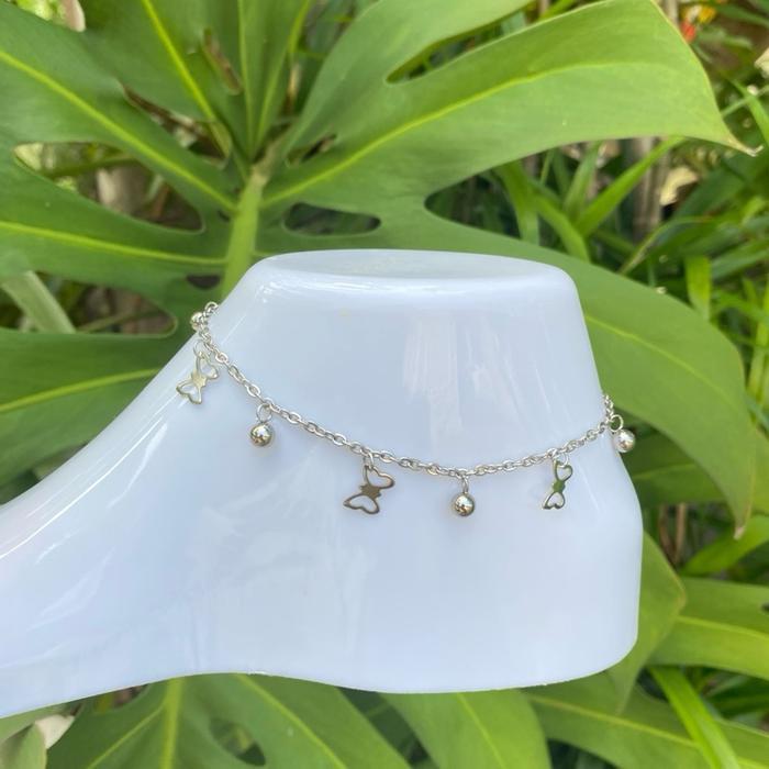 Gelang kaki titanium asli ori