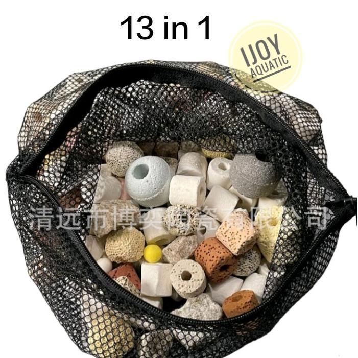 Media filter akuarium BIORING 13 in 1 Penjernih air akuarium