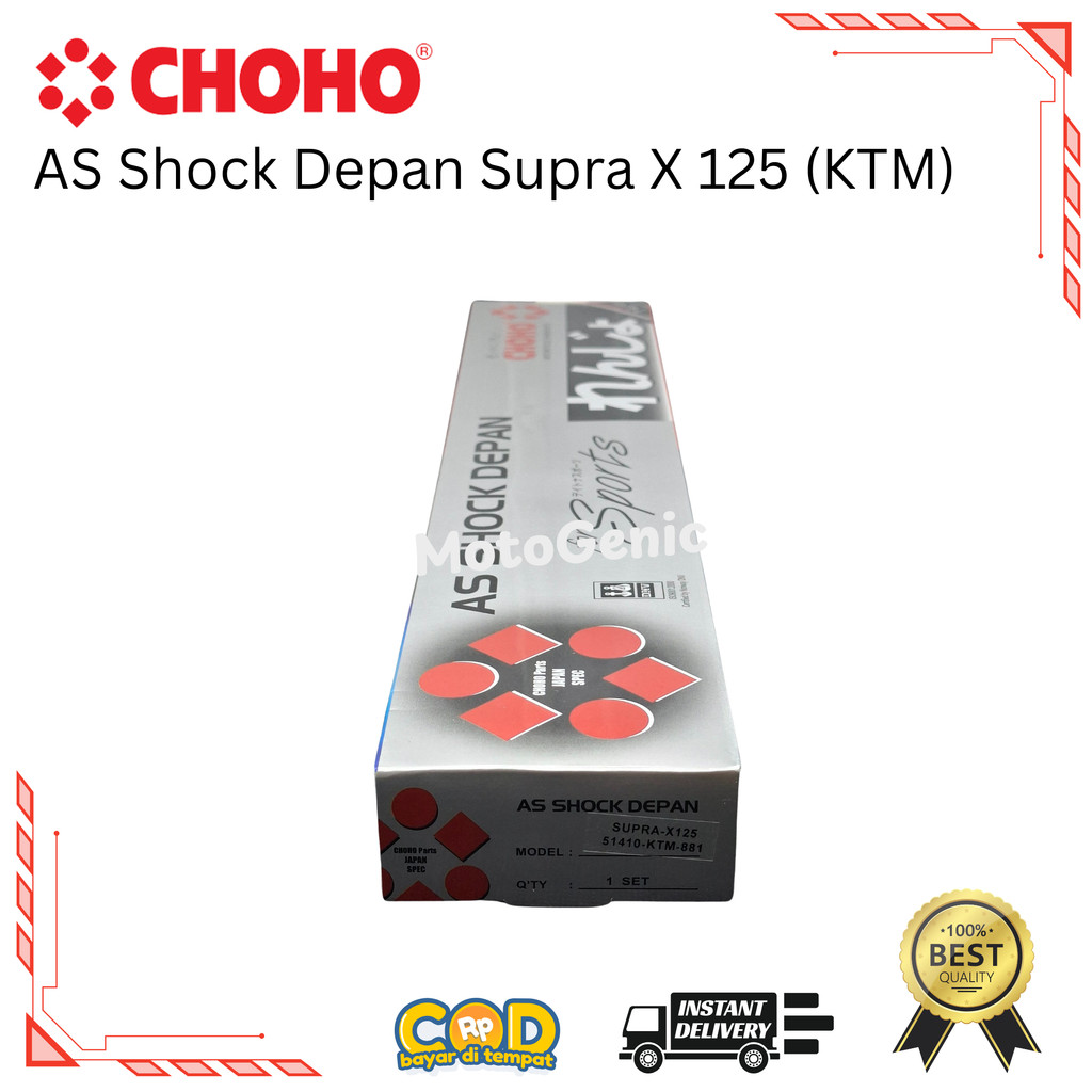 AS SHOCK SHOK SOK DEPAN SET SUPRA X 125 CHOHO