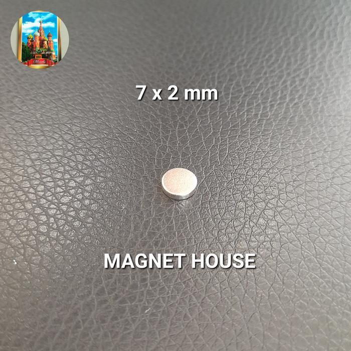mo9rd4- Magnet Neodymium Bulat Koin 7X2 Mm 7X2Mm 7 X 2 Mm 7Mmx2Mm