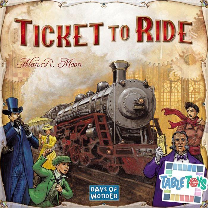 BRG BARU Ticket To Ride USA MAP Original Board Game Boardgame