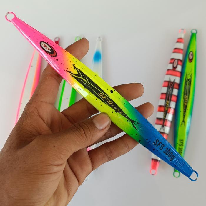 Promo Metal Jig 500 Gram 400 Gram 300Gram Ful Gid Umpan Pancing Metal Jig Micro Jig Metal Jig Assist