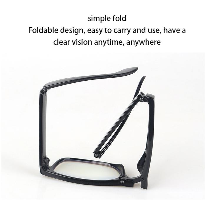 3In1--Kacamata Baca Plus Auto Focus Adjust Lipat Anti Radiasi Anti Uv