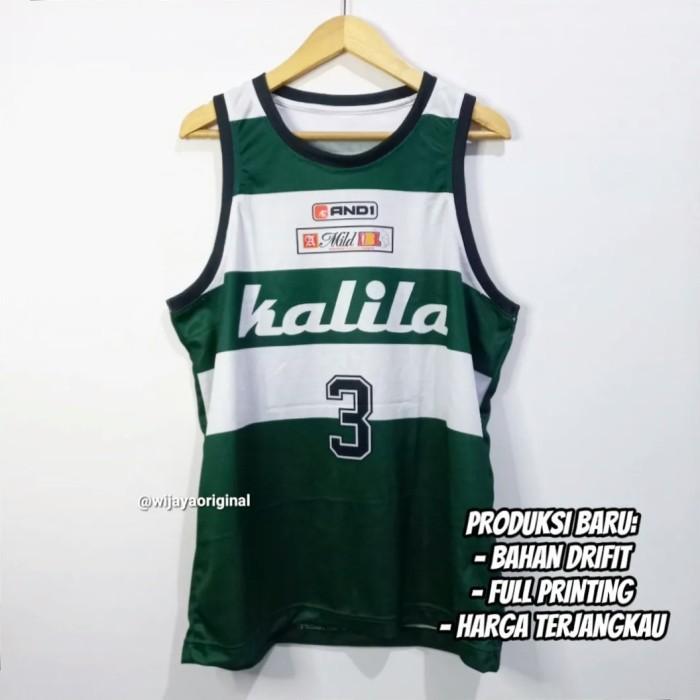Jersey Basket Ibl Kalila Jakarta Pelita Jaya #3 Kelly Purwanto - Hijau