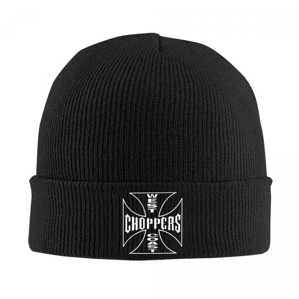 Personalized West Coast Iron Cross Choppers Warm Knitted Cap Hip Hop Bonnet Hat