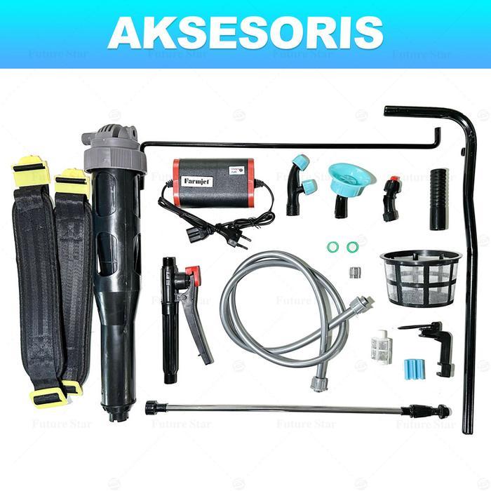 SNI MEREK FARMJET GUARANTEE ORIGINAL SPRAYER ELEKTRIK TANGKI 16 LITER ALAT SEMPROT TANGKI SEMPROTAN