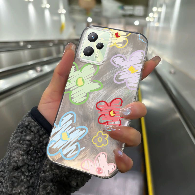 Casing Hp Realme C35 Realme Narzo 50A Prime Case Casing HP Softcase ponsel silikon tahan jatuh trans