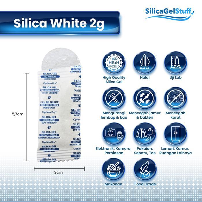 Silica Gel White 1 Kg Tersertifikasi Untuk Barang Dan Makanan