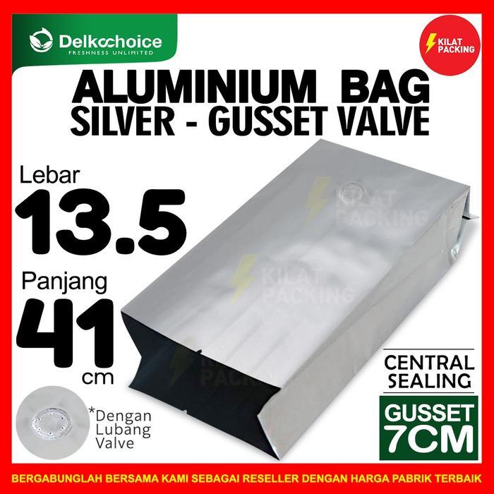Alumunium Bag Gusset Central Sealing Kantong Gusset Delkochoice
