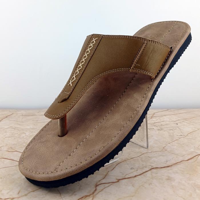 TERMURAH Sandal pria kulit asli Rasheda Gr 09 Big Size