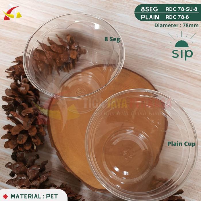 Sale Sundae Cup Sip / Ice Cream Cup 8 Oz @50 Pcs (Sip 78.5)