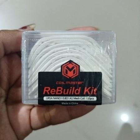 RBK URSA NANO 0.8 OHM 1.0 OHM AUTHENTIC 100% BY COIL MASTER REBUILD KIT