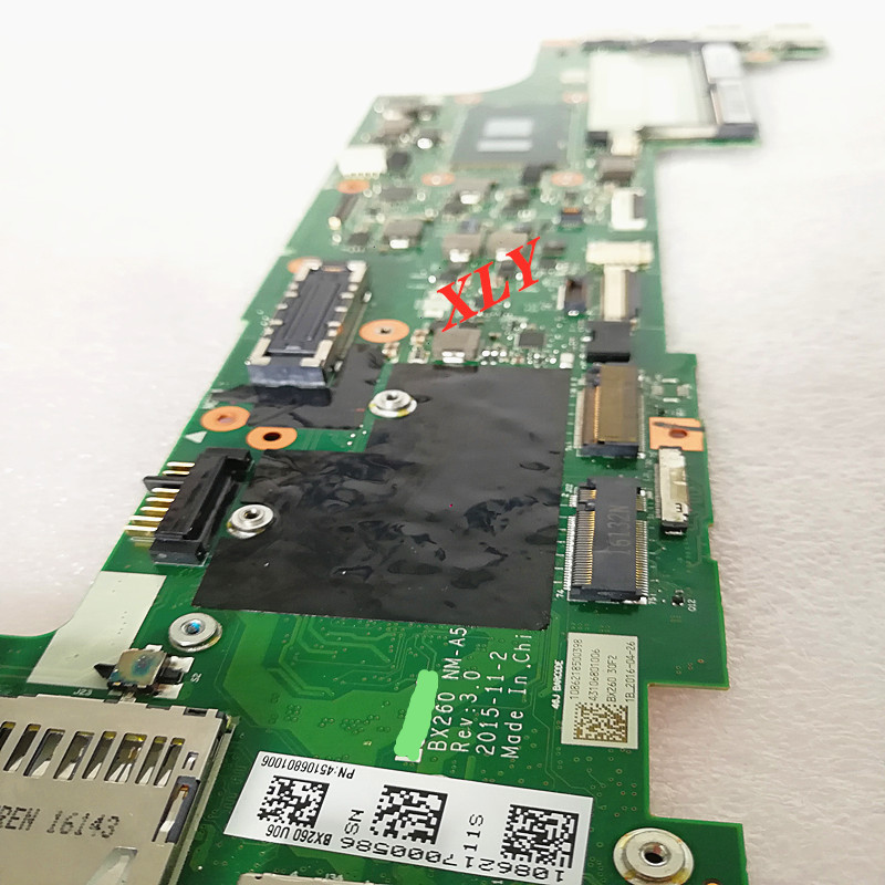 For Lenovo Thinkpad X260 With Sr2F0 I5-6300U Notebook Motherboard