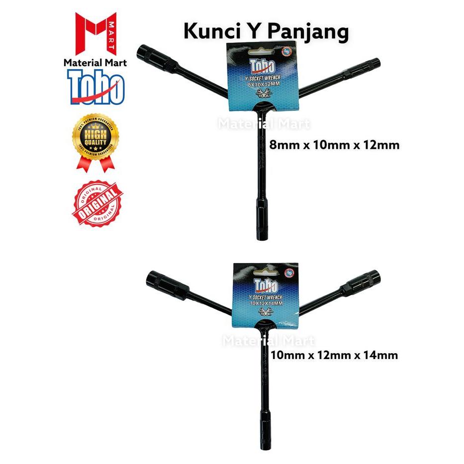 Kunci Y 8 10 12 Panjang Toho Kunci Sock Y Toho Panjang 10 12 14