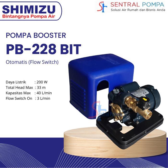 Pompa air Booster SHIMIZU pb 228 flow switch dorong