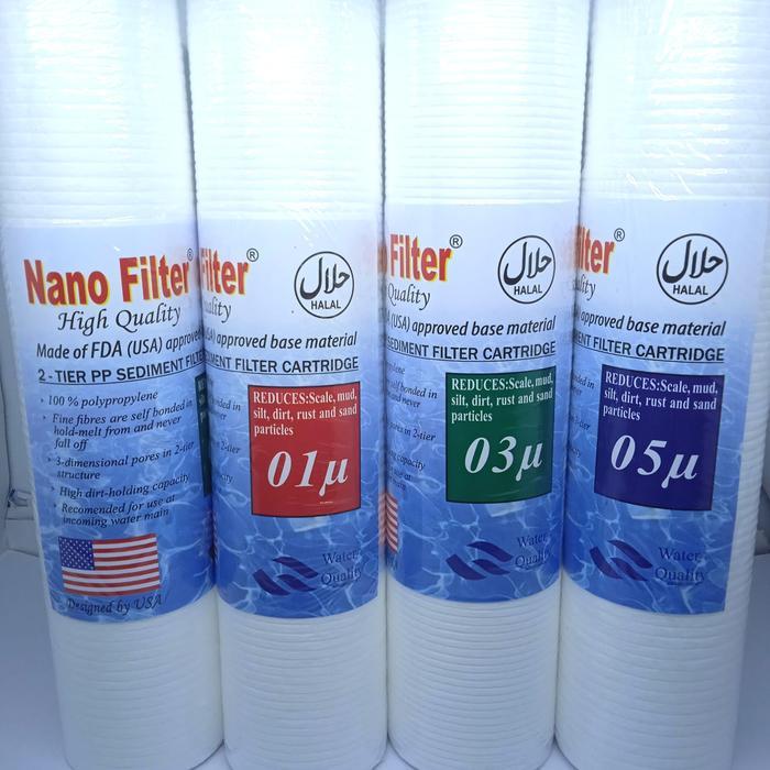 CARTRIDGE FILTER AIR NANO / SEDIMENT NANO / WATER FILTER 10" NANO