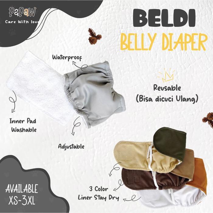 Readyy Manner Belt Pampers Popok Anjing Jantan Bisa Dicuci Waterproof