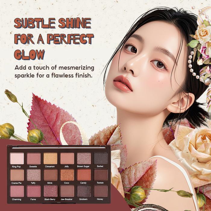 BYDC- Ohsome-Febble 18 Colors Stellar Make Up Eyeshadow Palette /Baked Eyeshadow /Glitter