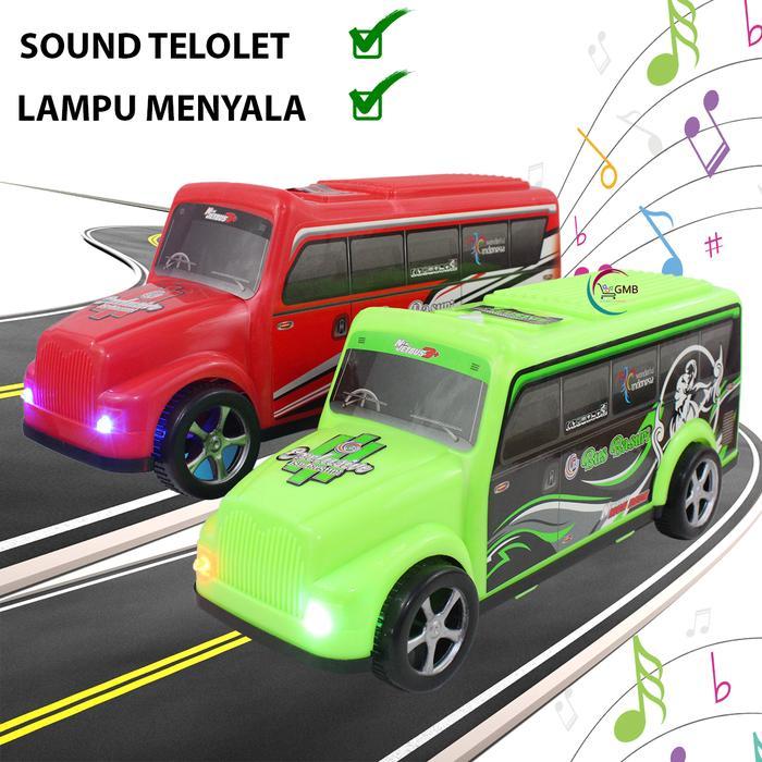 MAINAN ANAK MOBIS BUS SEKOLAH BASURI TELOLET AT03 MOBIL BUS SEKOLAH ADA MUSIK TOLELET