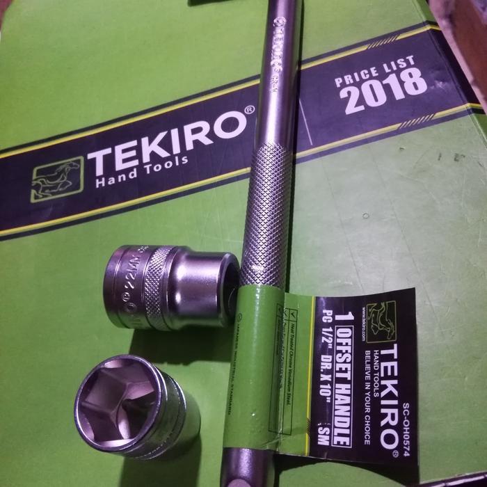 XXTOOL- Stang Kunci Sok L + Mata Sok 19 Dan 22 Mm