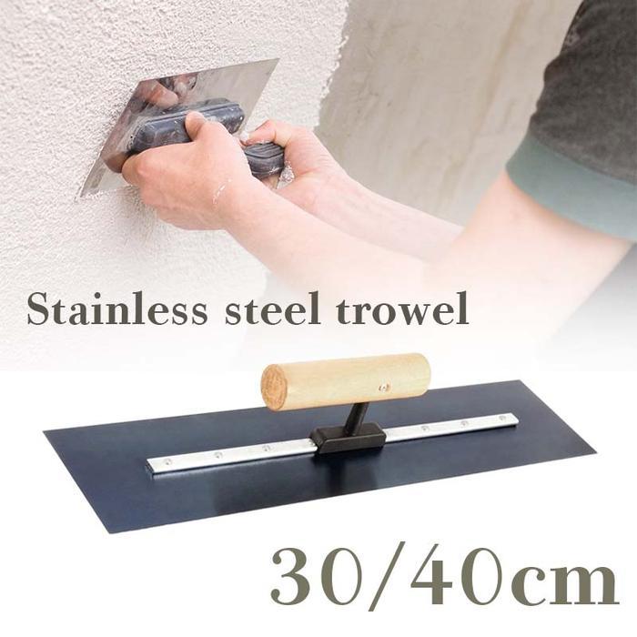 30/40cm Alat Penghalus Acian Tembok Alat Untuk Acian Tembok Osokan Acian Setrika Plester Trowel