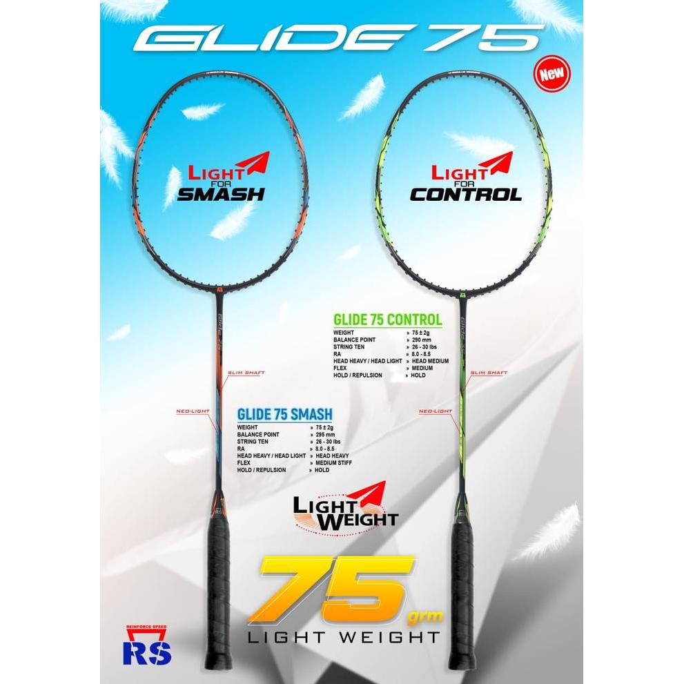 Raket Bulutangkis Rs Glide 75 Original