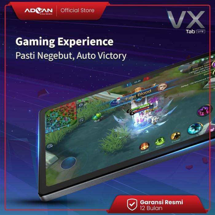akseso- Advan Tab Vx Lite 10.4, Tablet Dual Sim Card 4G Lte Garansi Resmi Advan 1 Tahun