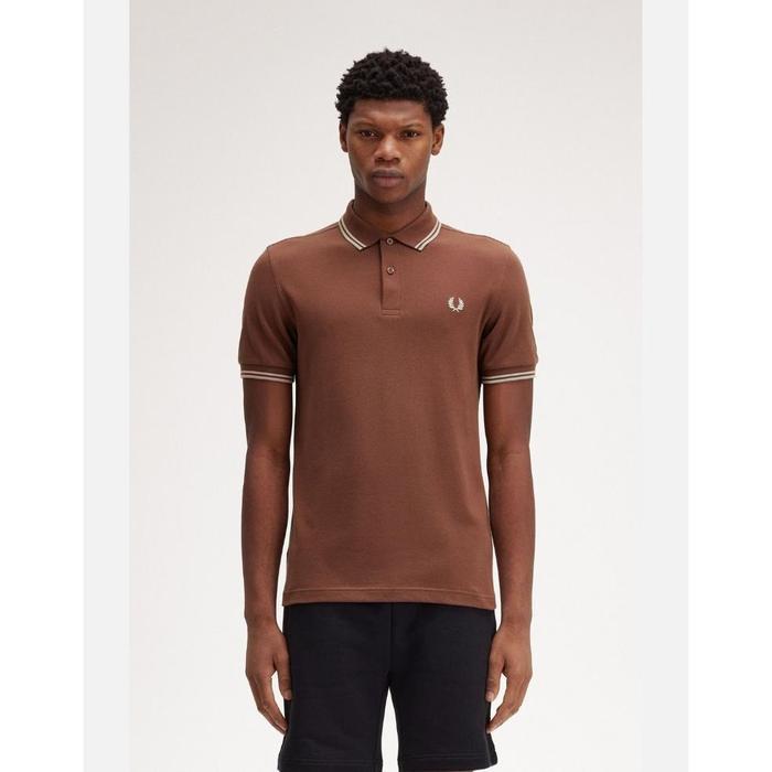 Fred Perry Fp Polo Shirt Cowo Pria Men Original Collar