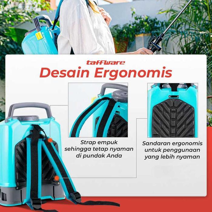 TANGKI SEMPROT AIR TANAMAN HAMA PERTANIAN BISA DI CAS PORTABLE ELECTRIC SPRAYER 10 LITER