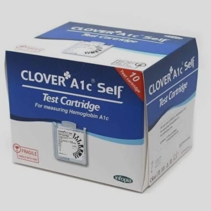 STRIP CLOVER A1C SELF CEK HBA1C STRIP CEK HBA1C SELF /ALAT CHECK HBA1C