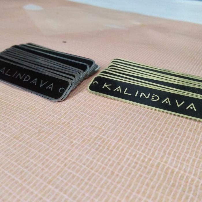 New- pembuat label furniture besi / label jilbab / merk kerudung