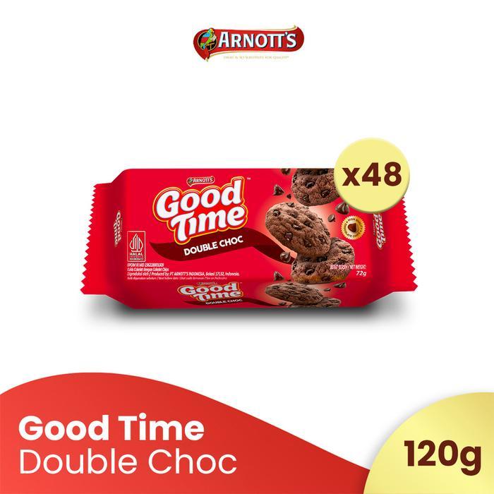 Good Time Cookies Double Choc 72g x 48pcs - 1 Karton