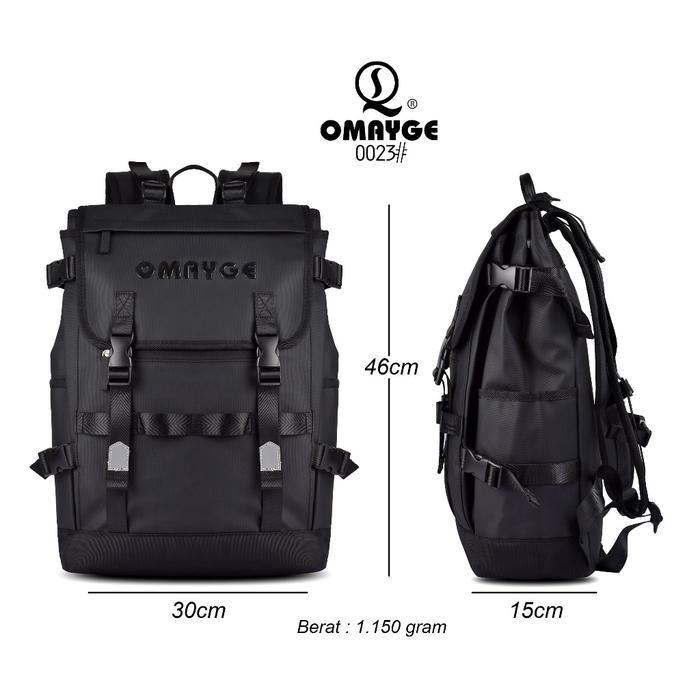 Omayge Tas Ransel Omayge 0023 Tas Backpack Sekolah Cowok Tas Ransel Kerja Pria