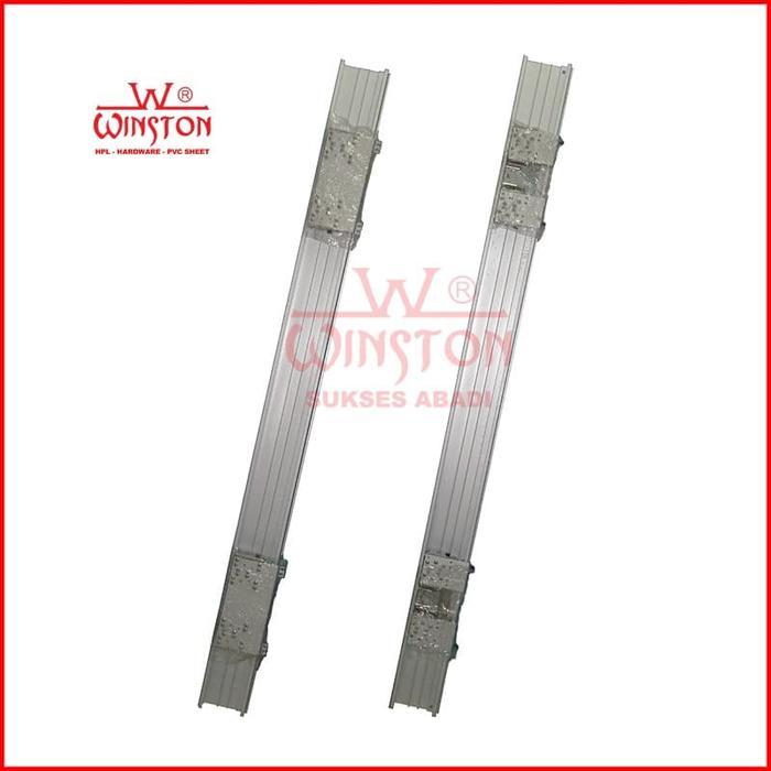 Rel Pintu Lemari Slide Alphard Rel Pintu Geser Tutup Rata 2 Pintu