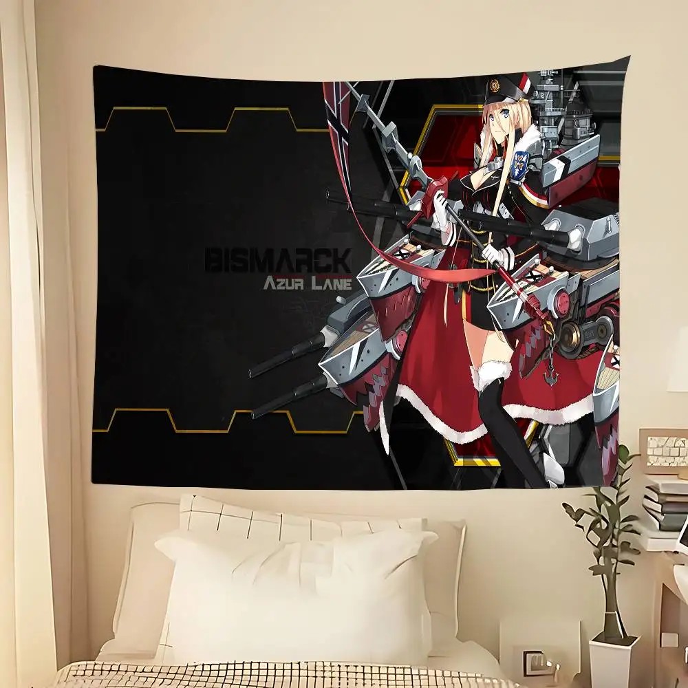 Azure Lane Tapestry Wall Hanging Tapestry Art Deco Blanket Curtain Hanging At Home Bedroom Living