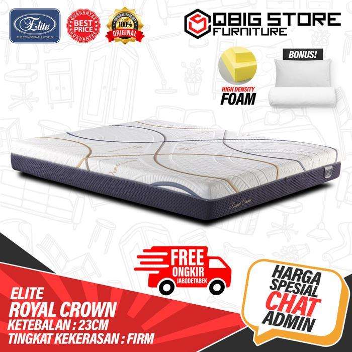 Kasur Springbed Elite Royal Crown Belgium Natural Latex