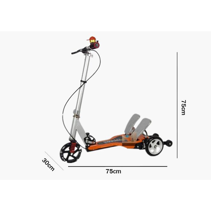 Skuter Duel Pedal / Skuter Genjot / Skuter Otoped