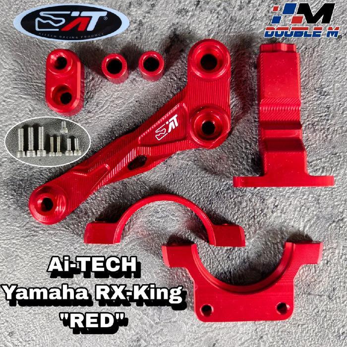 Breket Bracket Stabilizer Stang Steering Damper Aitech RX King RXKing not TKpro