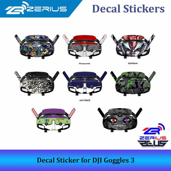 lx6wr- Decal Sticker For Dji Goggles 3, Skin For Dji Goggles 3