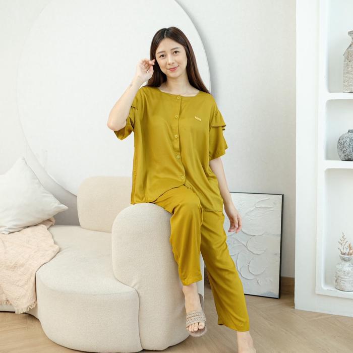 Setelan CP Twill Agnes Bahan Rayon Premium Adem