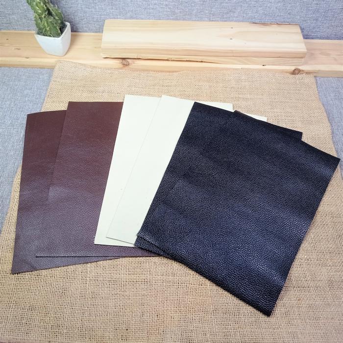 BOYXX- Bahan Kulit Sapi Lembaran Motif Kulit Jeruk