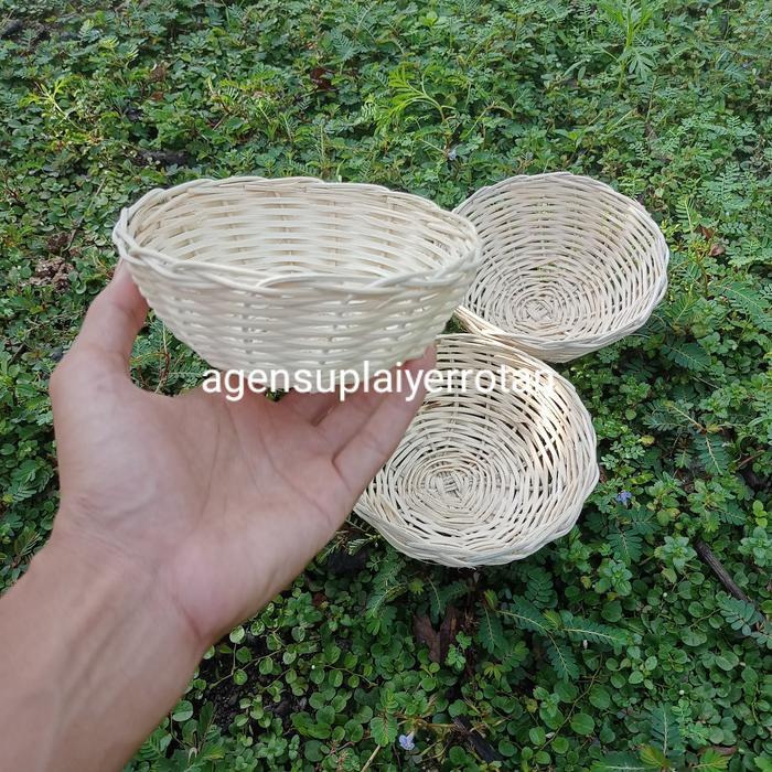 New- keranjang rotan mini sarang rotan mangkok rotan keranjang buah