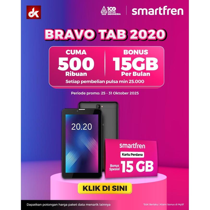 akseso- Tablet Evercoss Bravo Tab 3/32 Ram 3Gb Internal 32Gb Garansi Resmi