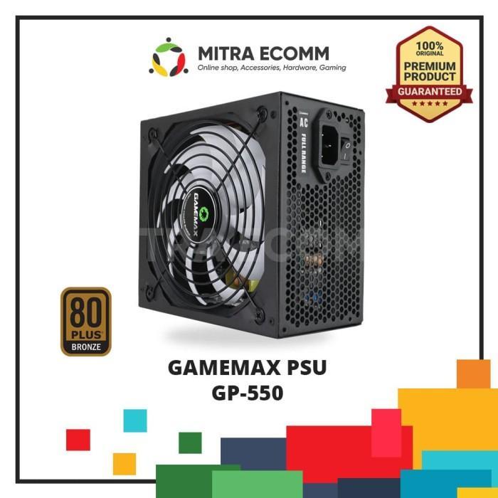 GameMax GP-550 PSU 550W 80+ Bronze ATX Hitam