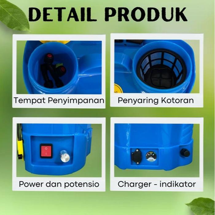 SPRAYER ELEKTRIK 16 LITER DINAMO 120 PSI / SPRAYER ELEKTRIK 16 LITER BIRU / SEMPROTAN TANAMAN 16