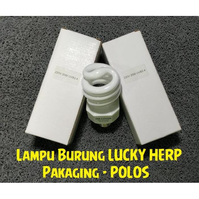 LUCKY HERP BIRD LAMP 2.4% UVB 20W - LAMPU BURUNG
