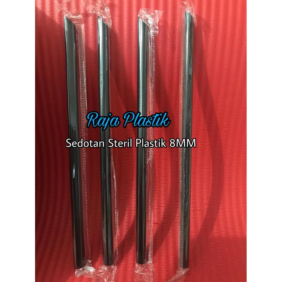Sedotan Steril Plastik 8MM