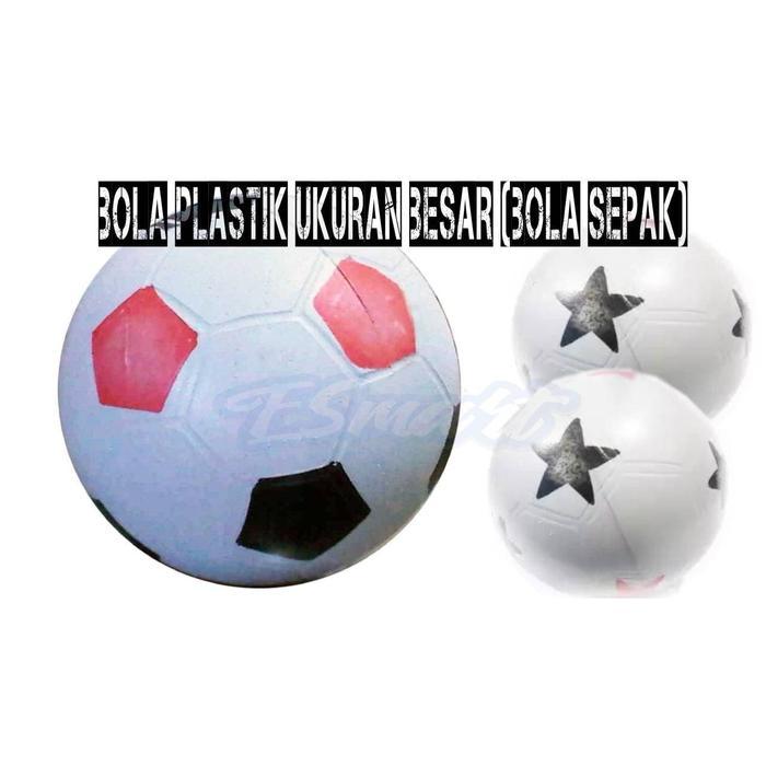 bola plastik besar/ bola sepak plastik