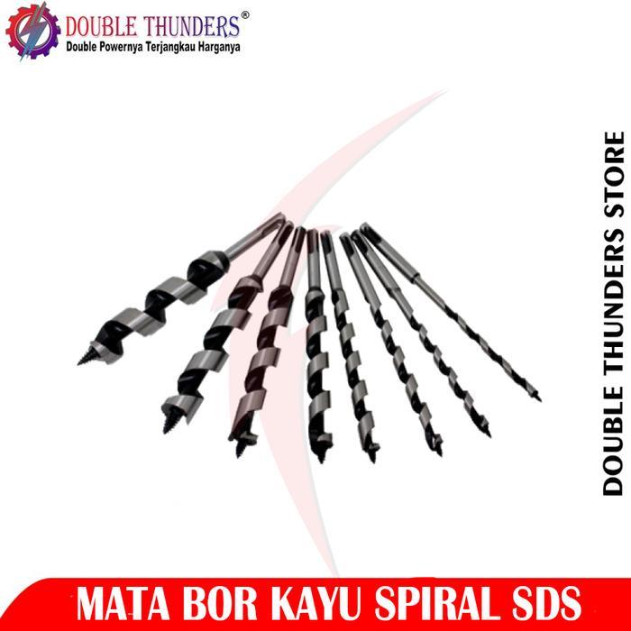 Tekiro Tools - Auger Bit Sds Mata Bor Kayu Spiral Wood Drill Bit