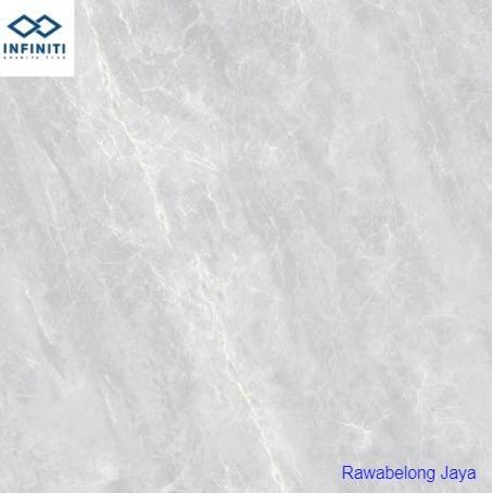 Infiniti Granit Tile 60x60 Botticino Grey (Glossy)